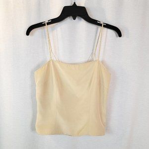 Vintage Ann Taylor Silk Cami Cropped Tank Size 2P